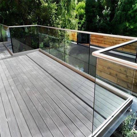 Raccord de balustrade en verre en acier inoxydable